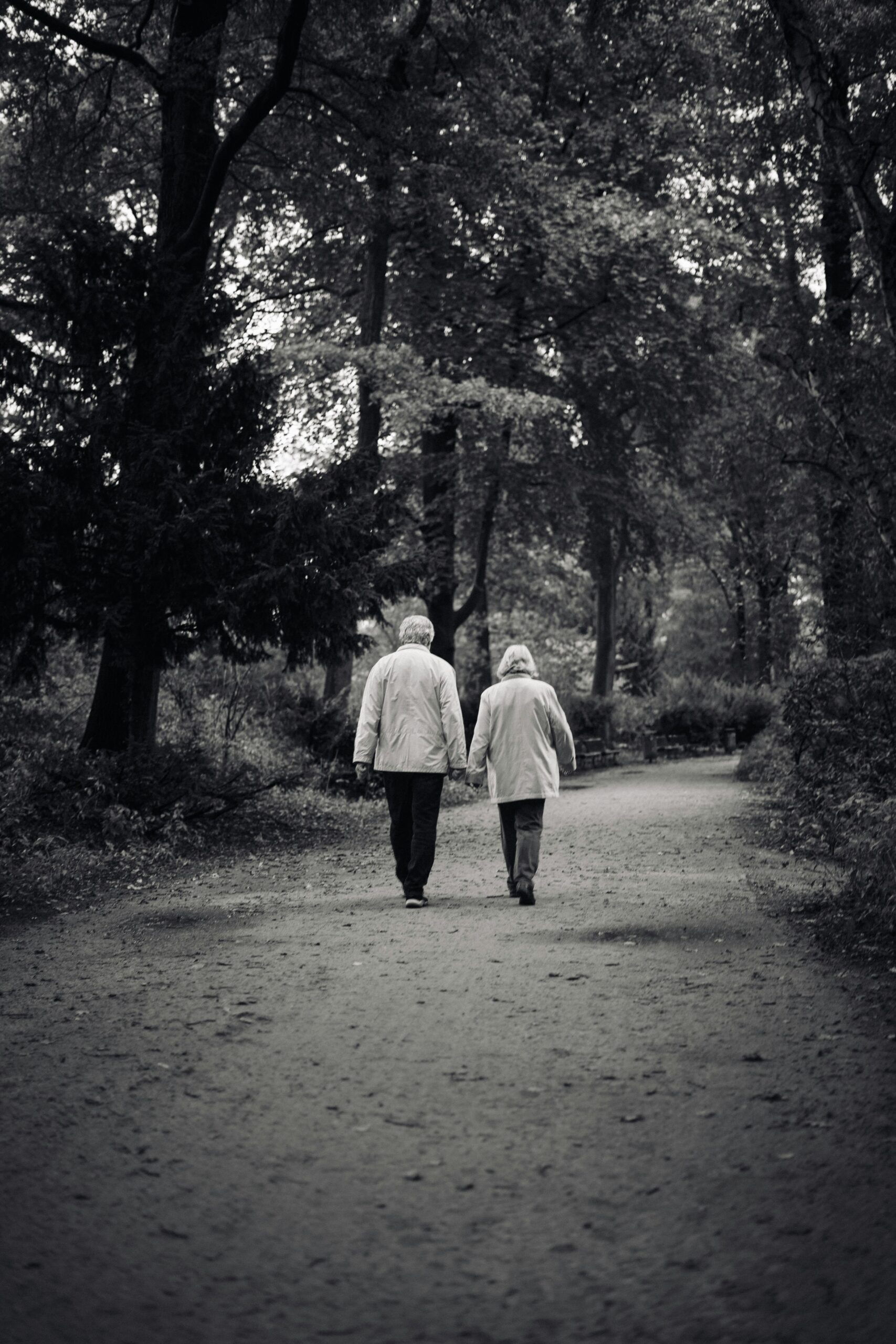 aging parents taking a walk